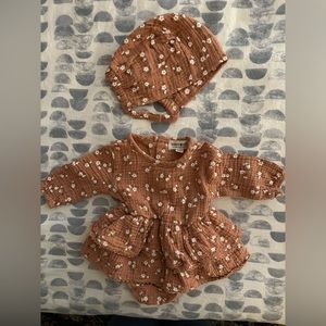 Floral Bodysuit Dress Long Sleeve